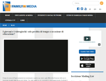Tablet Screenshot of familyandmedia.eu